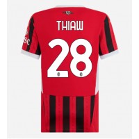 Dámy Fotbalový dres AC Milan Malick Thiaw #28 2024-25 Domácí Krátký Rukáv